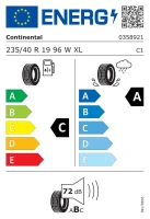 235/45R19 opona CONTINENTAL PremiumContact 6 XL FR VOL ContiSilent 99V